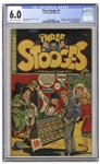 "The Three Stooges" 1949 #1 Comic, Slabbed & Graded 6.0 by CGC -- First Appearance of The Three Stooges in Comic Book